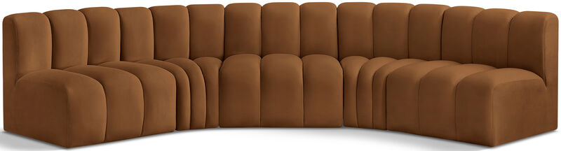 Meridian Furniture Arc Saddle Velvet Modular Sofa image number 0