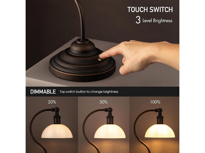 Cordless LED Table Lamp Battery-Operated