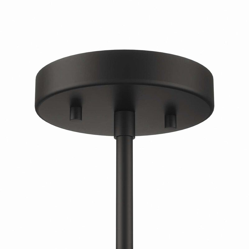 Modway Rekindle 6-Light Chandelier in Black image number 3
