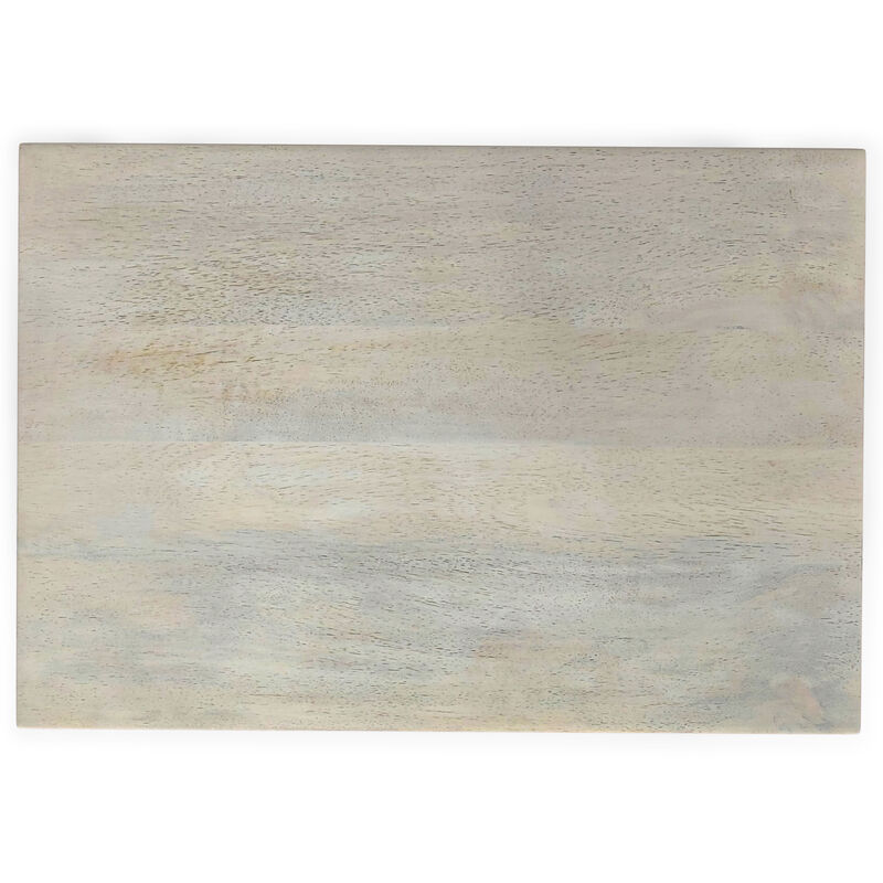 Selma Metal and Wood Accent Table