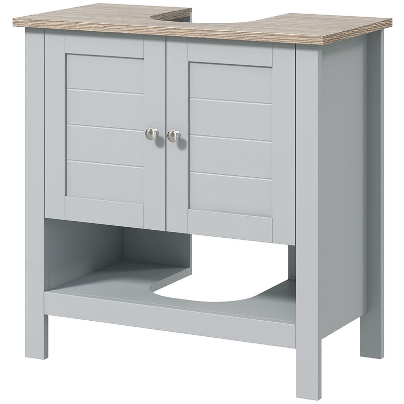 24" Space Saving Pedestal Under Sink Bathroom Vanity Organizer Storage Cabinet