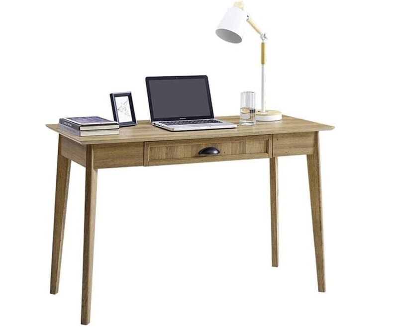 Caffoz Newport Series Home Office Computer Writing Desk, Golden Oak