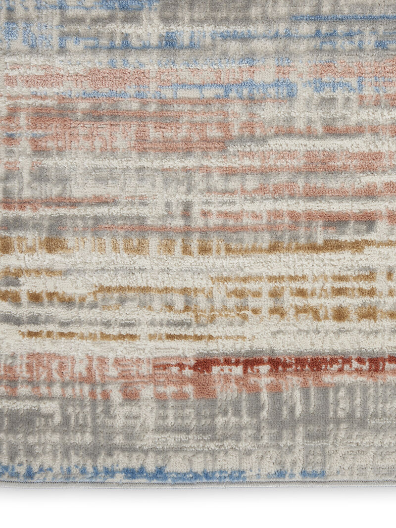 Elation ETN01 Ivory/Multicolor 5'3" x 7'3" Rug