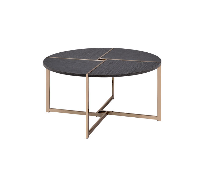 ACME Bromia Coffee Table, Black & Champagne image number 1