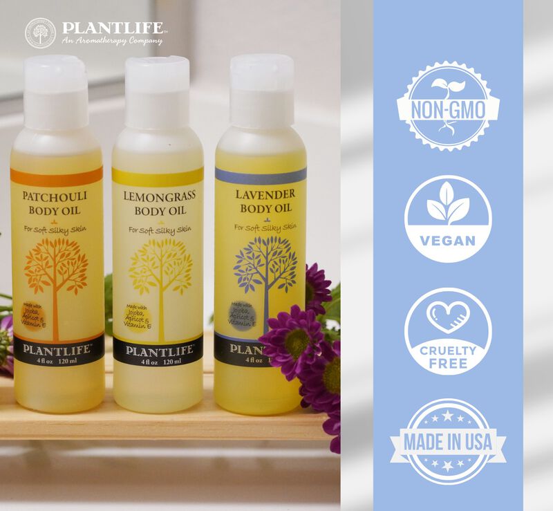Plantlife Gift Set Vanilla Orange Body Oil 4oz image number 4
