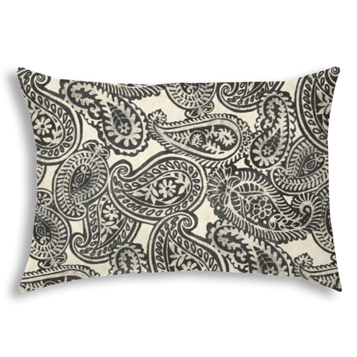 Gray Indoor/Outdoor Pillow - Sewn Closure