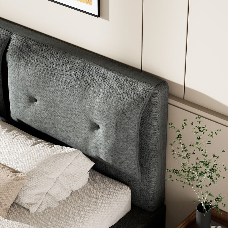 Zeck Upholstered Bed Frame image number 5