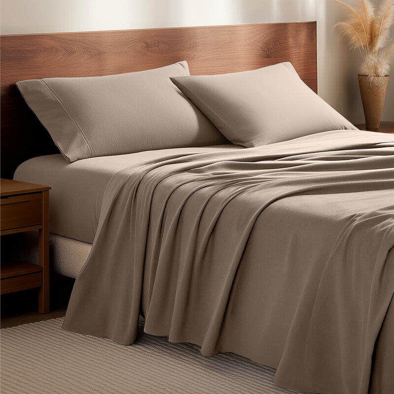 Soft & Cozy 100% Cotton Flannel Sheet Set image number 1