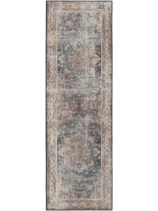 Jericho JC6 Charcoal 2'6" x 8' Rug