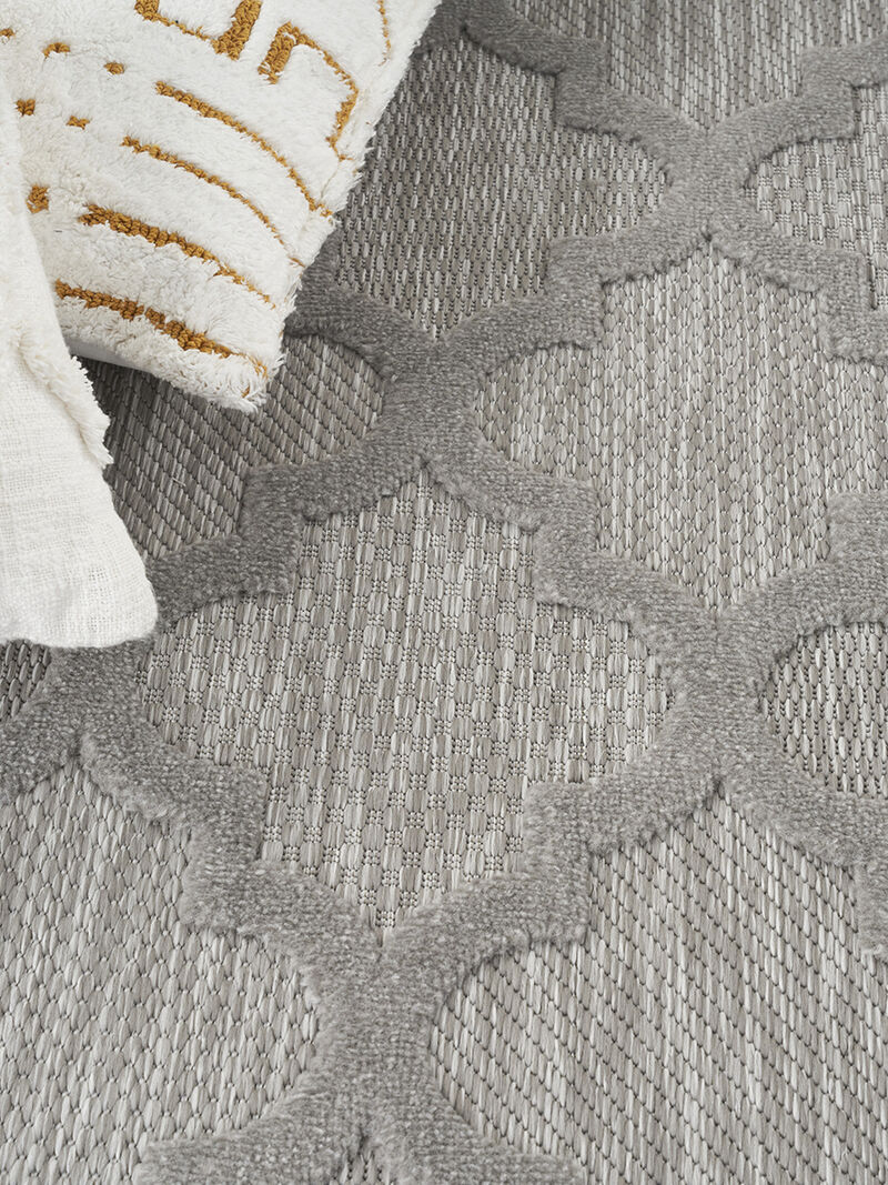 Easy Care NES01 Silver/Gray 4' x 6' Rug