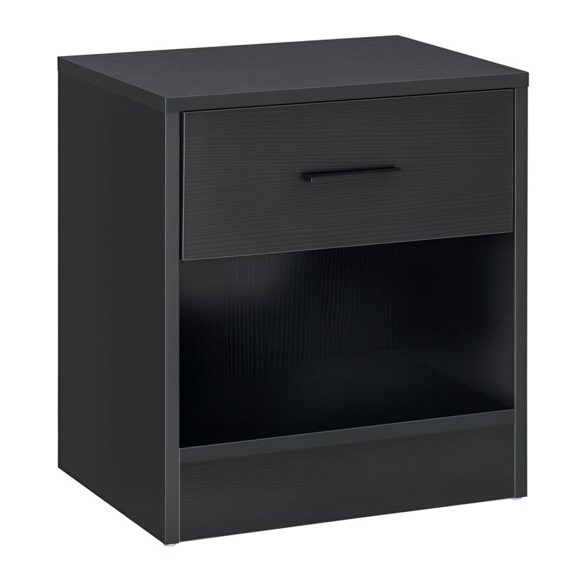 Hivvago Storage Side Table with Drawer and Open Shelf image number 0