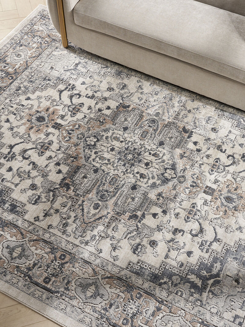 Quarry QUA05 Ivory/Gray 10' x 14' Rug