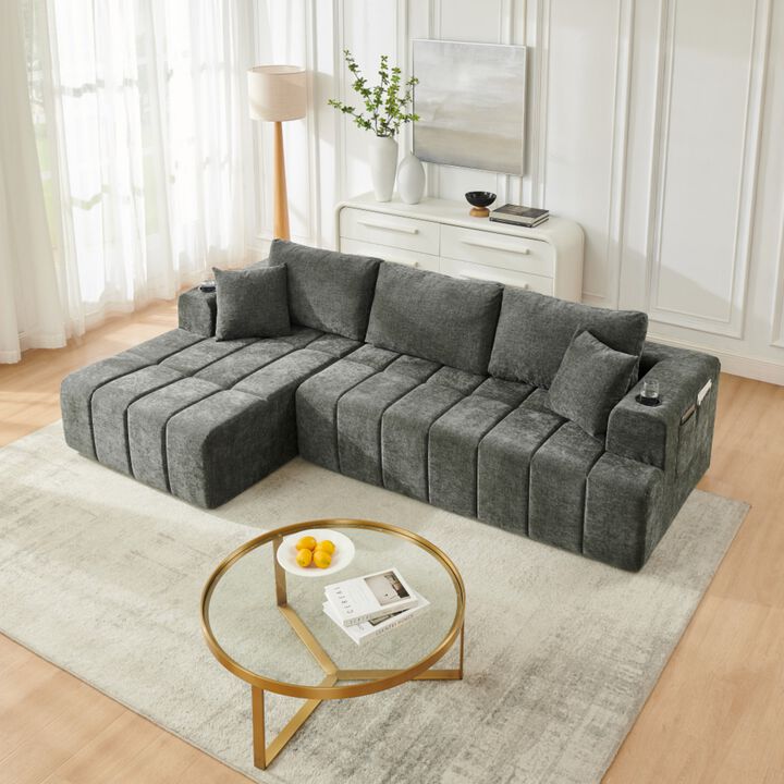 Jigipt L-Shaped Sectional Sofa