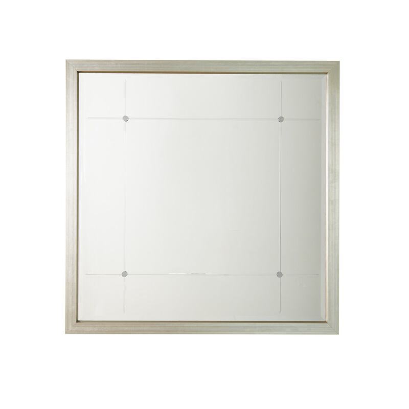 Beaumont Square Mirror- Silver