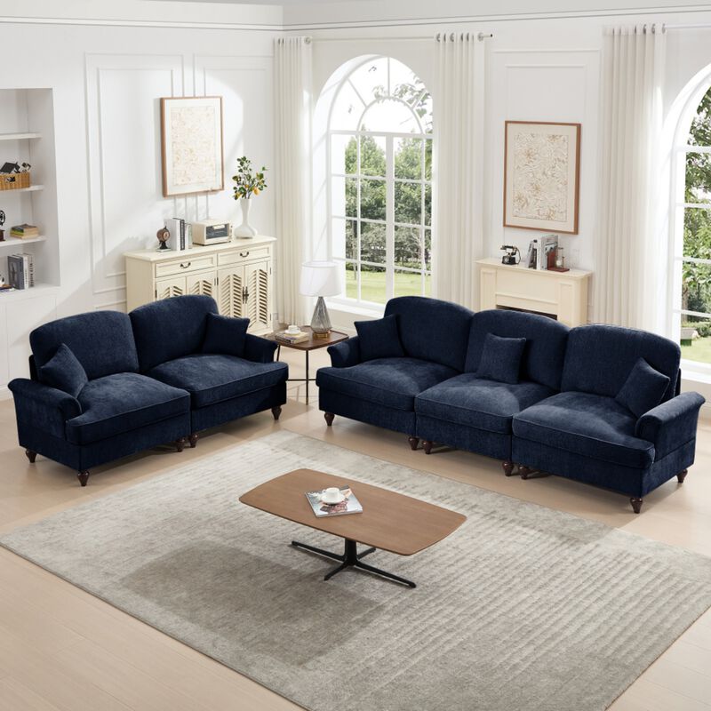 Baxpaf Mid-Century Modern Modular Sofa Set image number 3