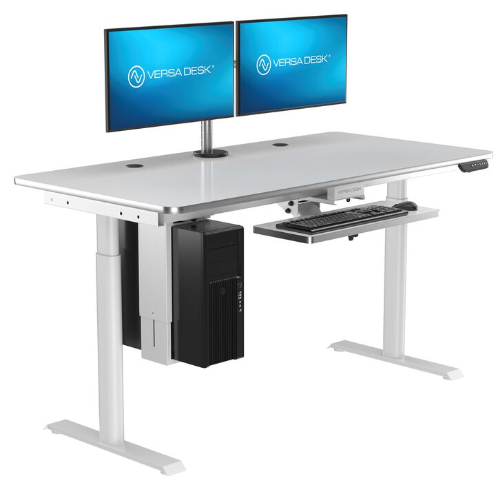 VersaDesk PowerLift&trade; Electric Standing Desk 60" x 30" White