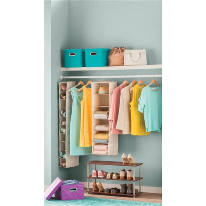3-Shelf Shoe Rack for Closet or Entryway Holds Up to 12 Pairs of Shoes