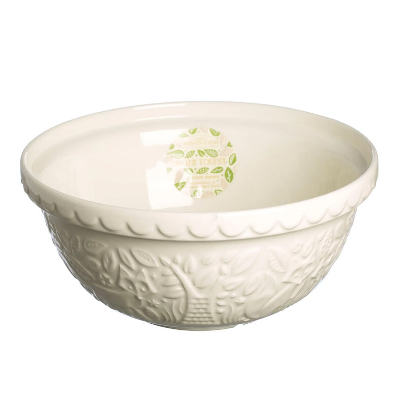 Mason Cash In The Forest Fox Size 12 Mixing Bowl, Cream, 4.25 Quart