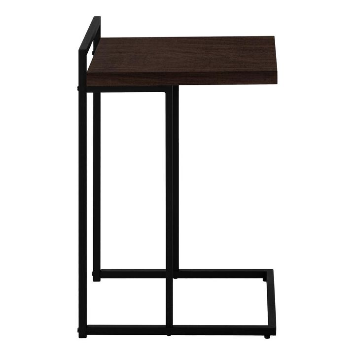 Accent Table, C-shaped, End, Side, Snack, Living Room, Bedroom
