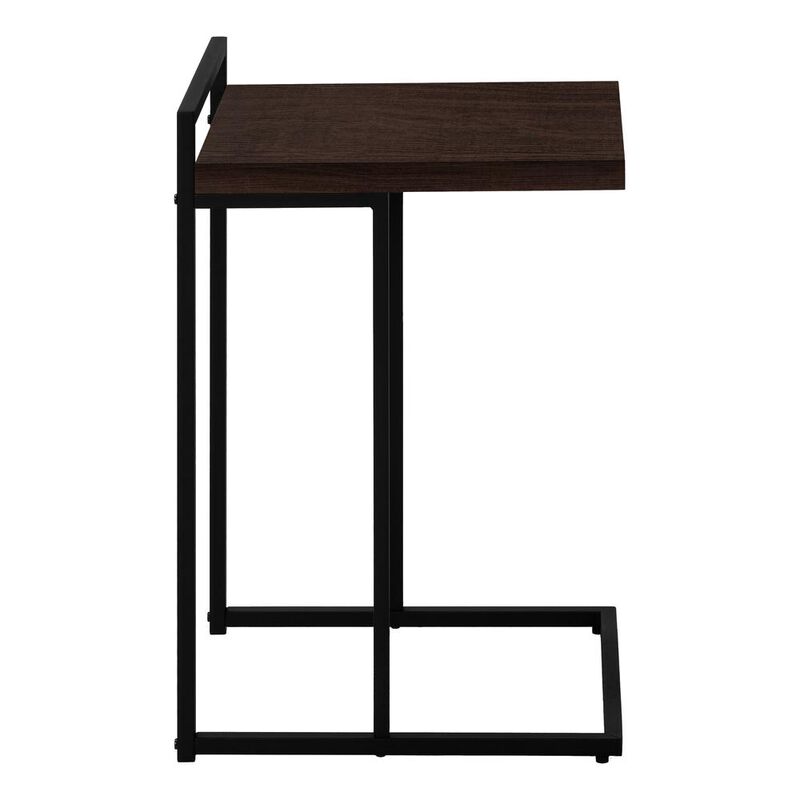 Accent Table, C-shaped, End, Side, Snack, Living Room, Bedroom
