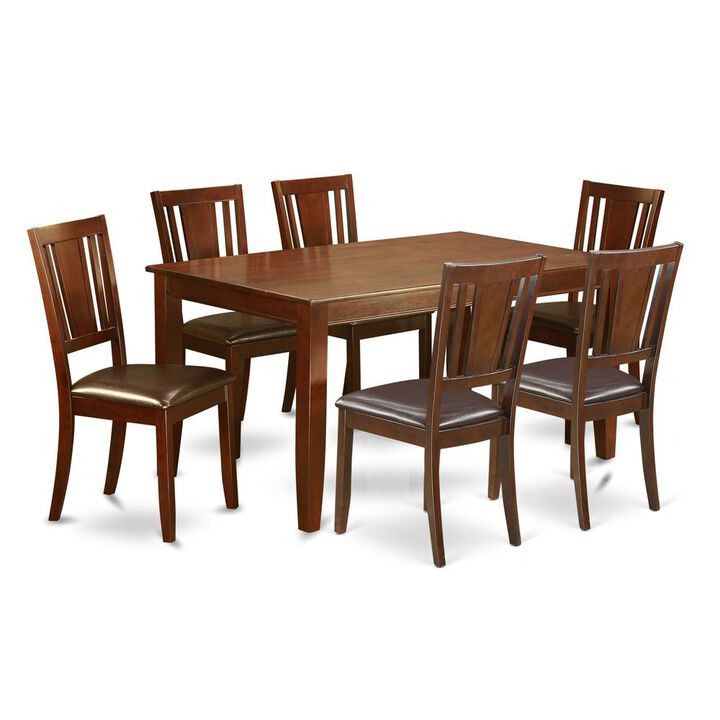 7 PC formal Dining room set-Table and 6 Dining Chairs