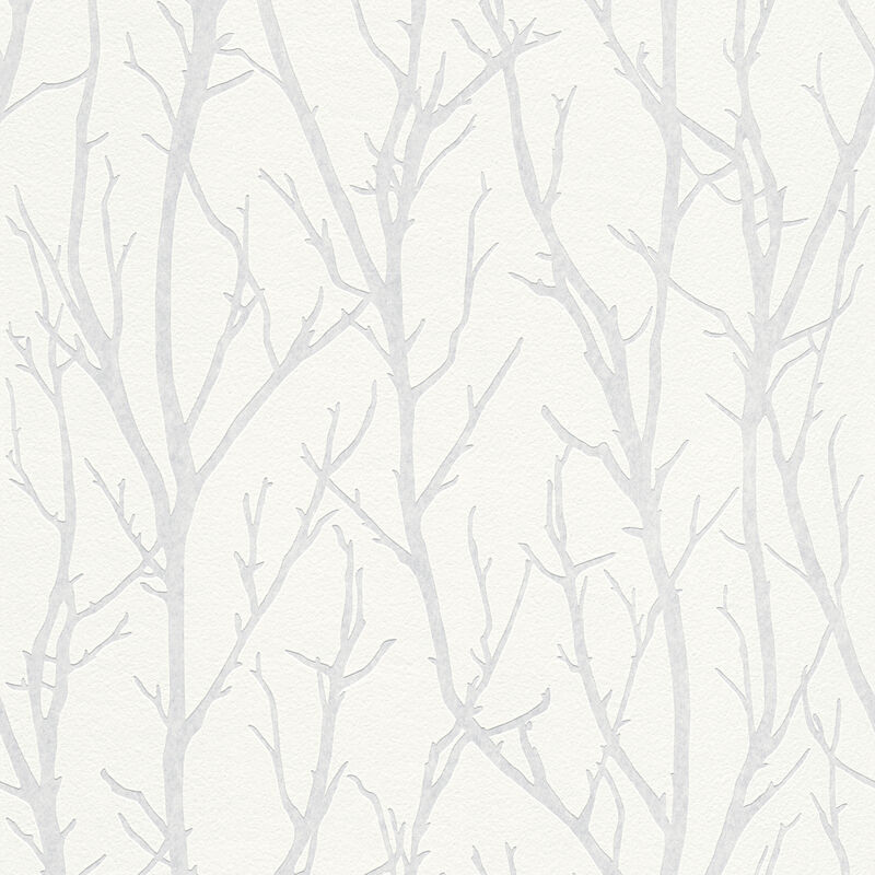 Redford White Birch Paintable Wallpaper image number 0