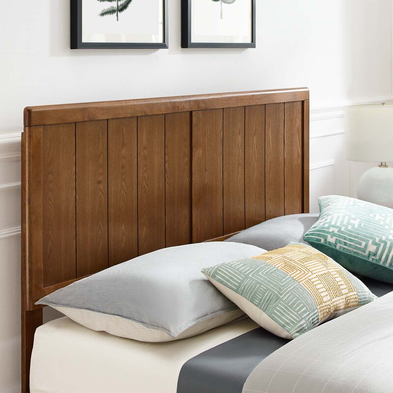 Modway - Alana Queen Wood Platform Bed with Angular Frame image number 1
