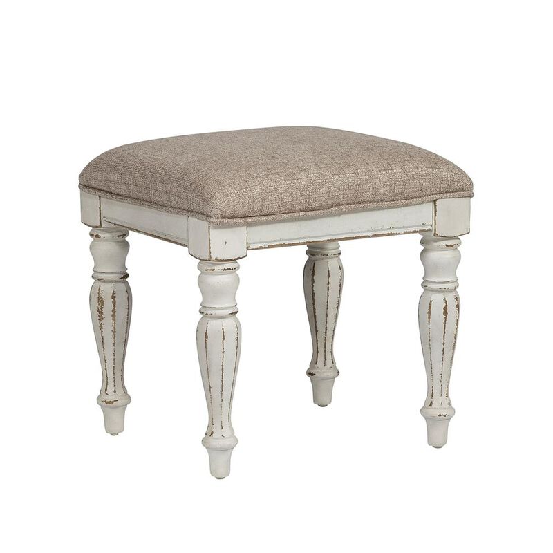 Liberty Furniture Magnolia Manor 3 Piece Vanity Set in Antique White image number 6