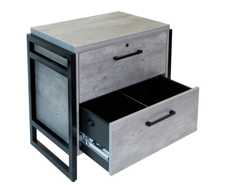 Mason Lateral File in Grey