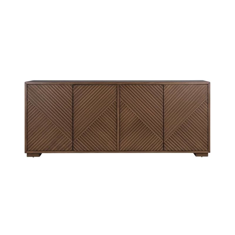 Liberty Furniture Urban Bronze TV Console in Poplar Solids & Walnut Veneers image number 3