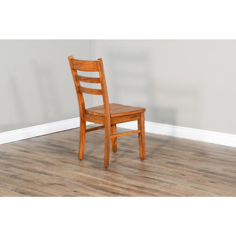 Sunny Designs Sedona Ladderback Chair, Wood Seat