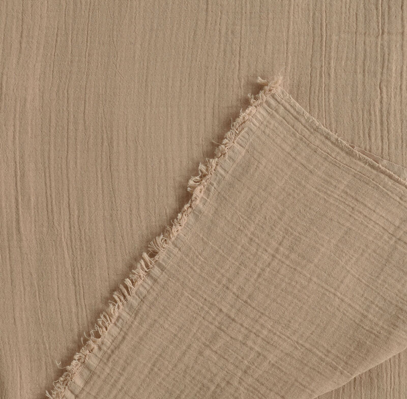 Textile Muslin Striped Cotton Full Coverlet