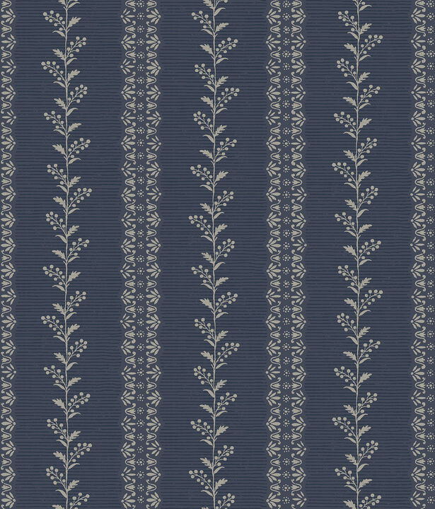 Everleigh Navy Wallpaper