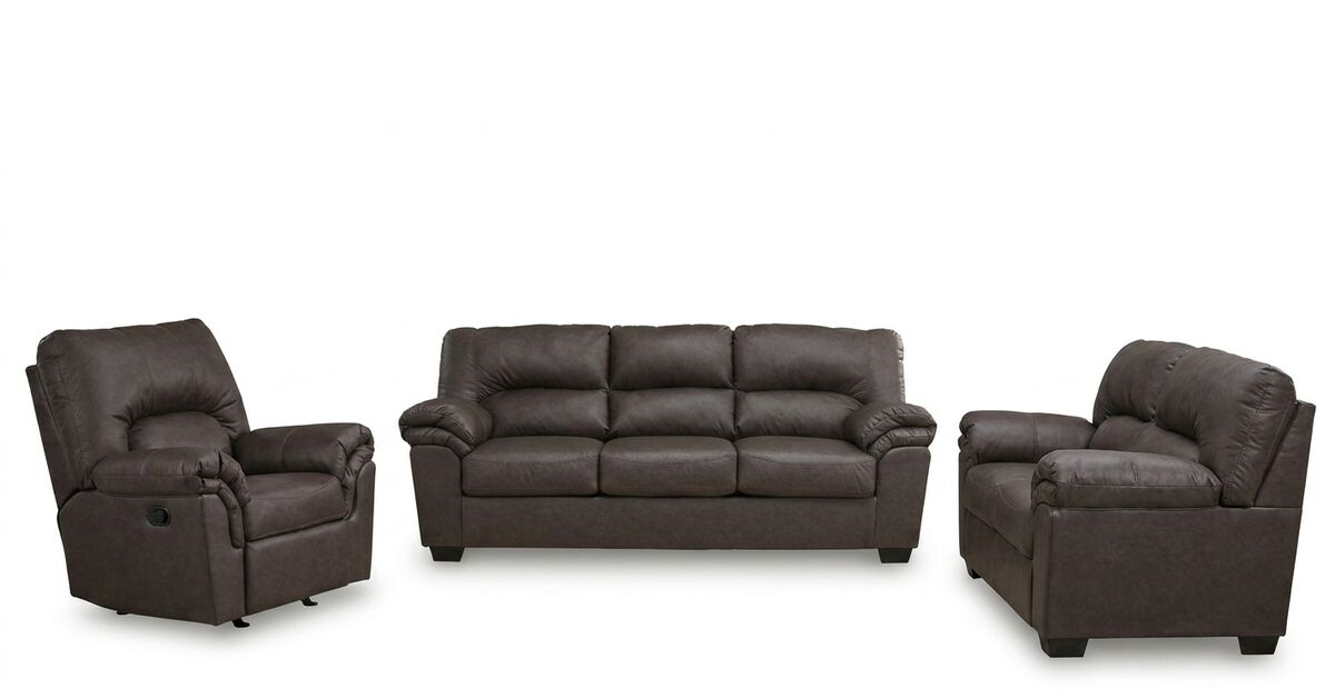Whitlock Umber 3-Piece Living Room Set