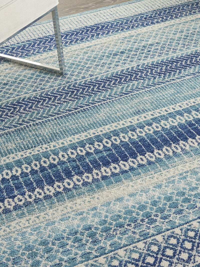 Passion PSN26 Navy/Blue 6'7" x 9'6" Rug