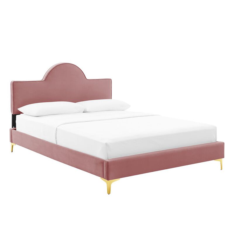 Sunny Performance Velvet Twin Bed image number 0