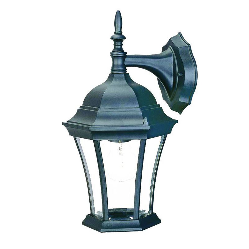 Outdoor Hanging Carousel Lantern Wall Sconce &ndash; Weather-Resistant Wall Light for Patio