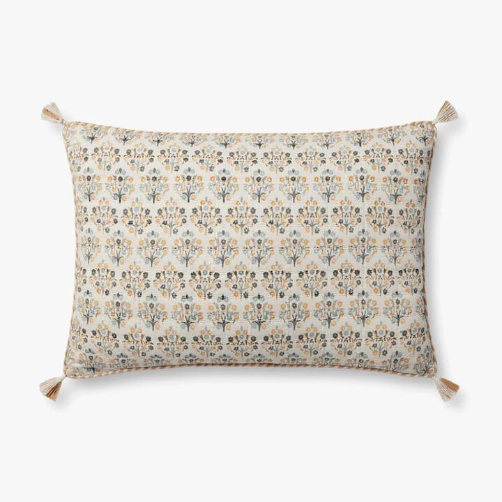 PLL0116 Wheat/Multi 16''x26'' Poly Pillow