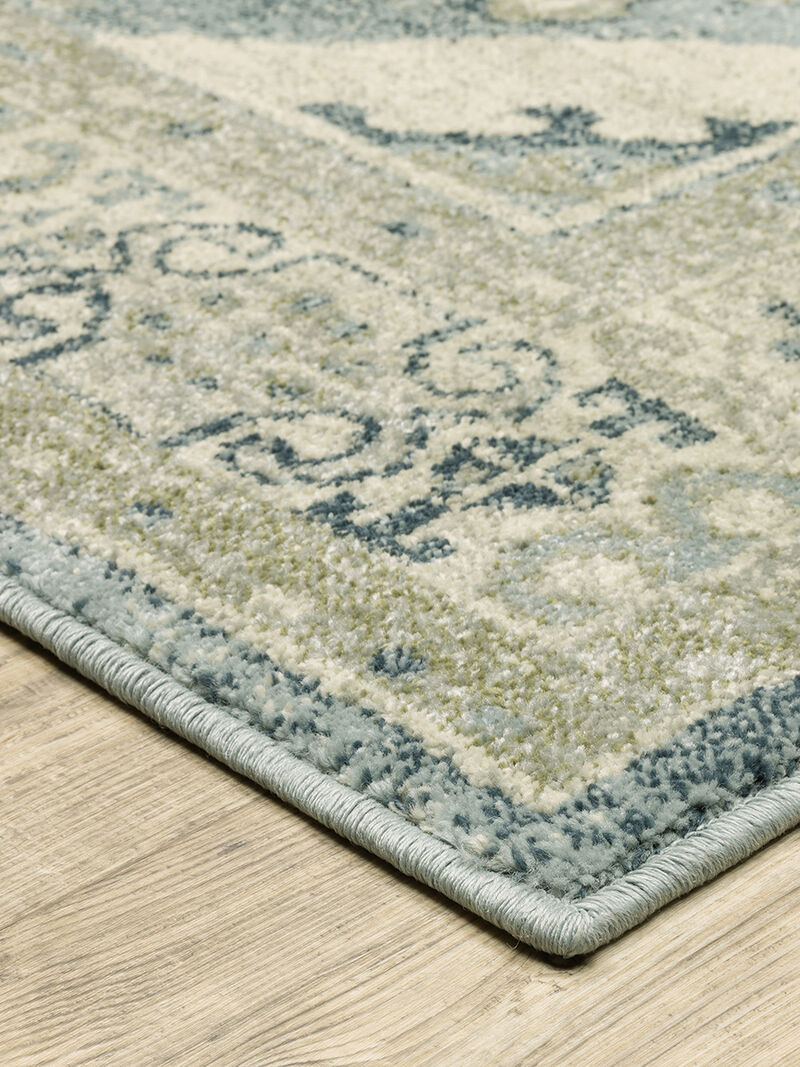 Branson 03A 5'3" x 7'3" Blue Rug image number 1