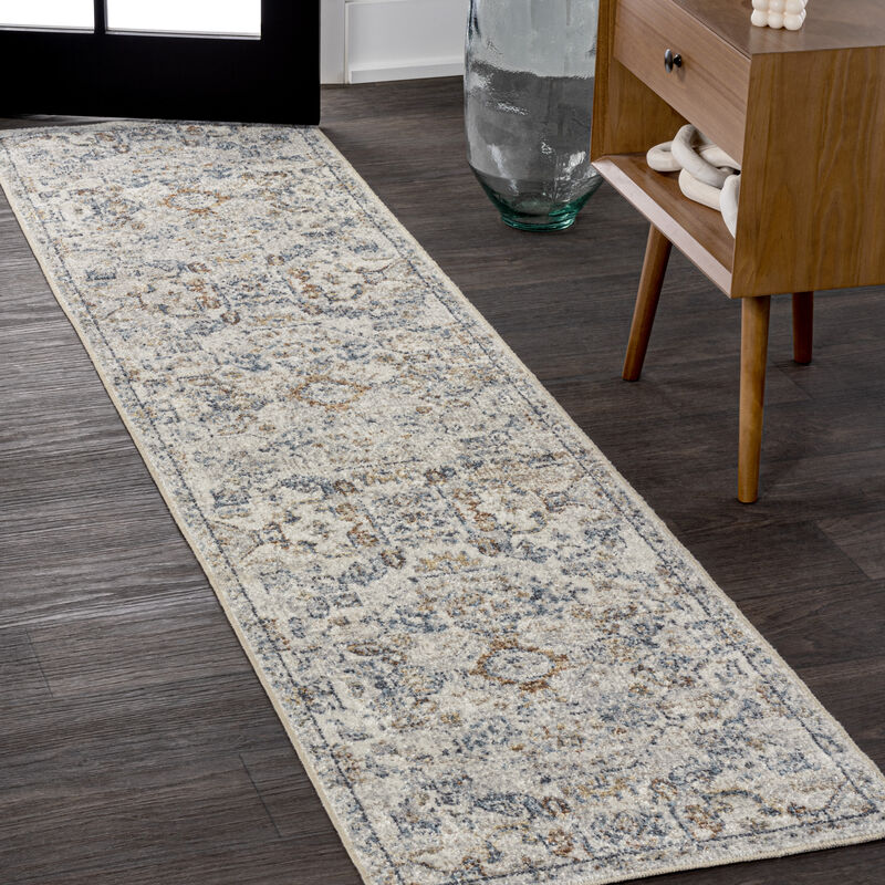 Shaemus Bohemian Medallion Low-Pile Machine-Washable Area Rug