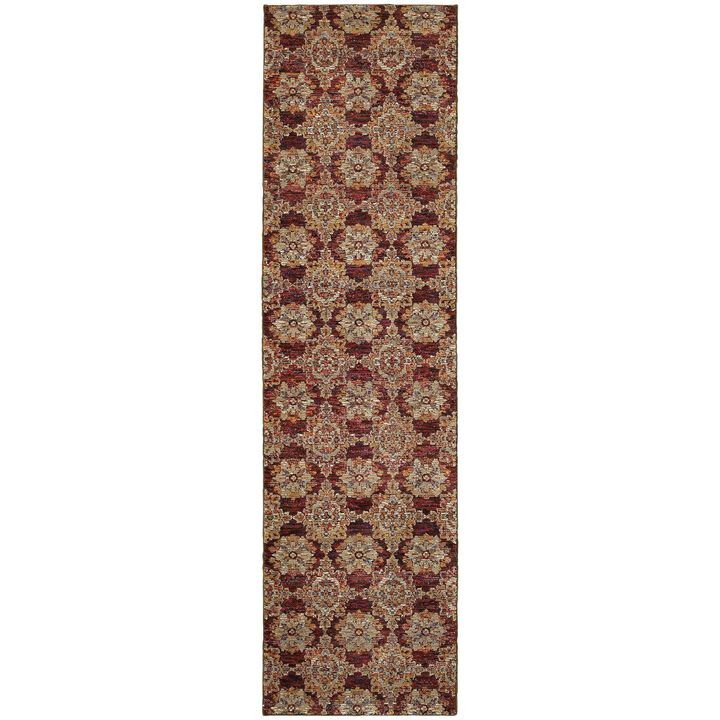 HomeRoots Oriental Runner Rug