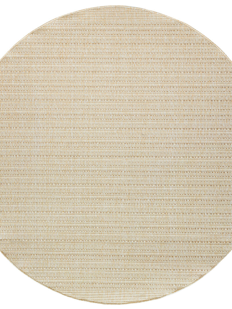 Tulum TLM01 Cream 8' x Round Rug