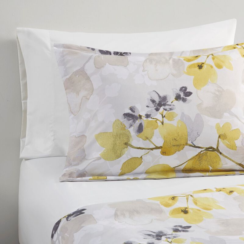 Gracie Mills Houston Modern Floral Comforter Set with Bed Sheets