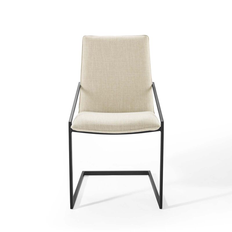 Pitch Upholstered Fabric Dining Armchair image number 4