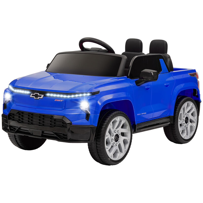 BreeBe 12V Chevrolet Silverado EV RST Licensed Kids Electric Car with Parent Remote Control, Spring Suspension image number 0