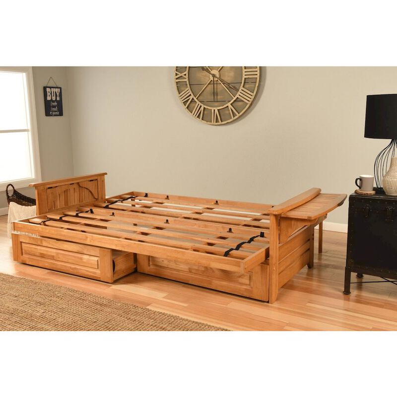 KODIAK Phoenix Frame Queen-Butternut Finish-Frame only-Storage Drawers image number 4