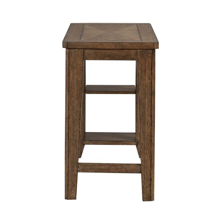 Liberty Furniture Carolina Park Console Table for Living Room - Amber Brown Oak