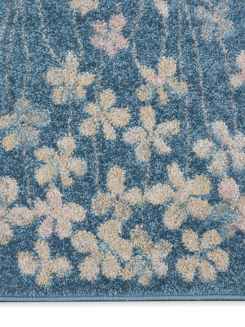 Tranquil TRA04 Turquoise 2' x 4' Rug image number 3