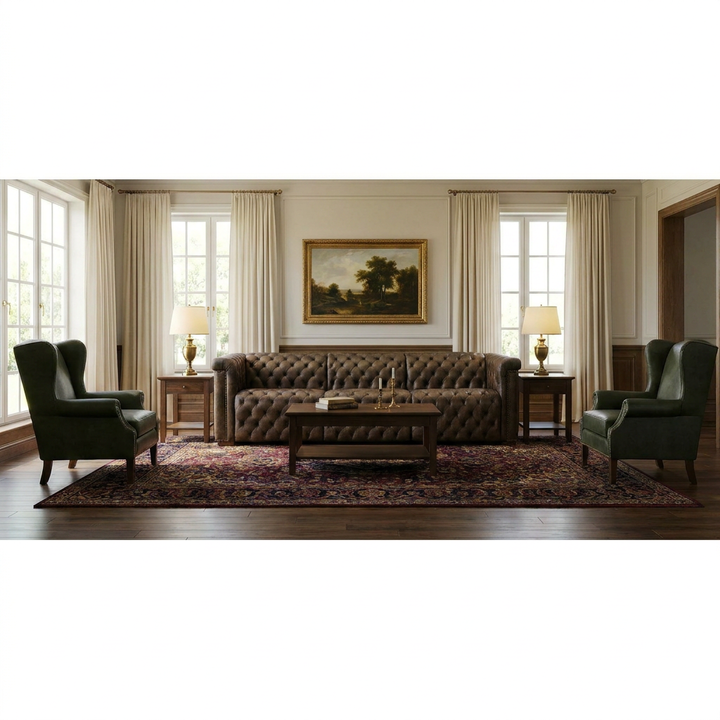 Savion Deux Leather Sectional