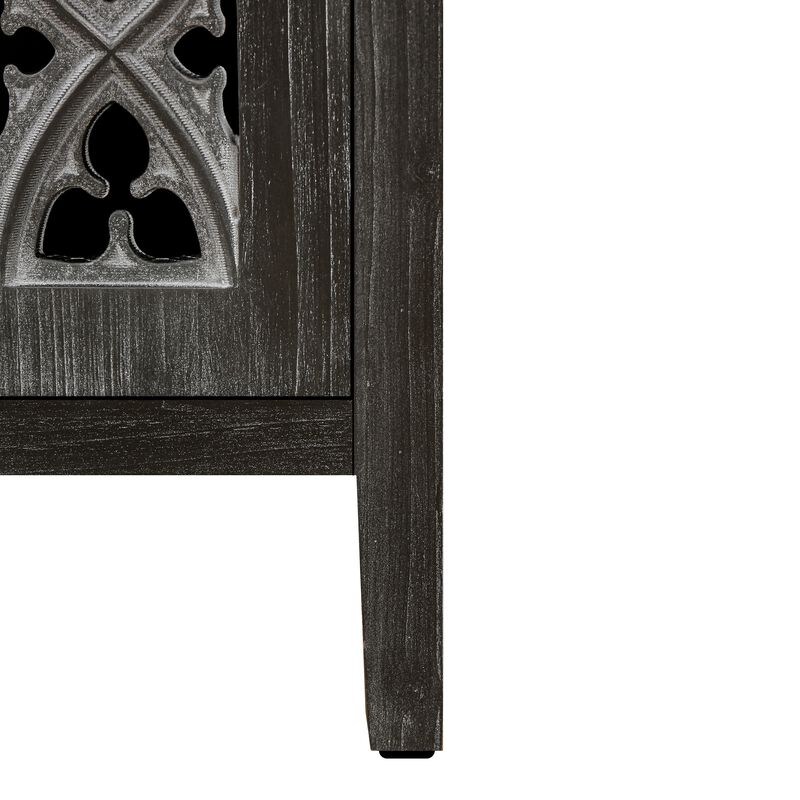 Nasbit Rustic Farmhouse Sideboard Storage Cabinet image number 6